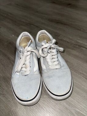 Vans Light blue and White Old Skool Sneakers